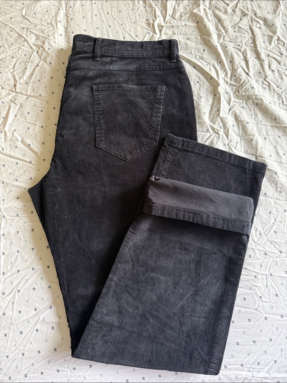 Bloomingdale's Black Corduroy Pants